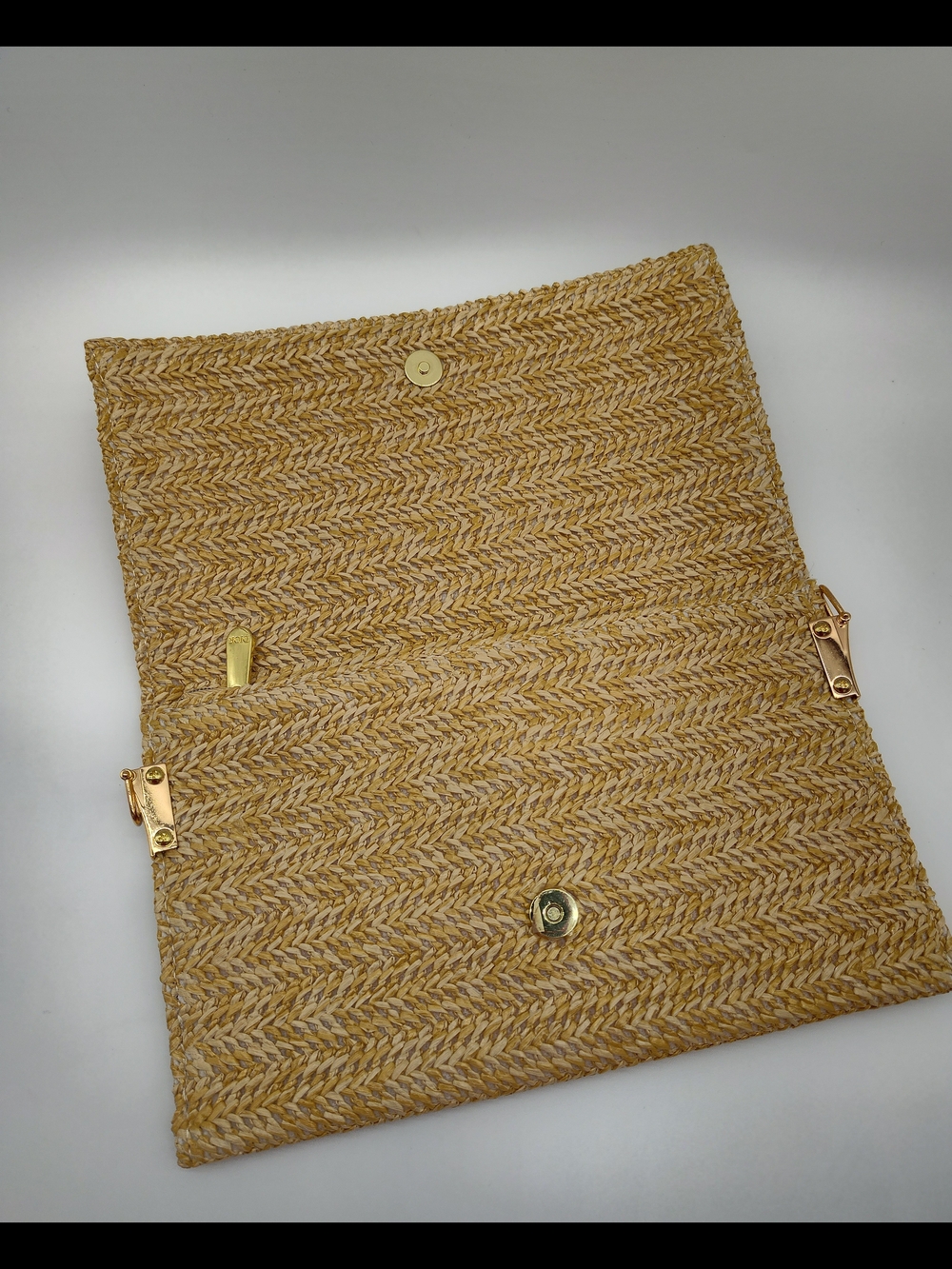 DIOR Beauty Limited Edition Rattan Jute Woven Clutch Chain Bag Natural NIB - Picture 7 of 11